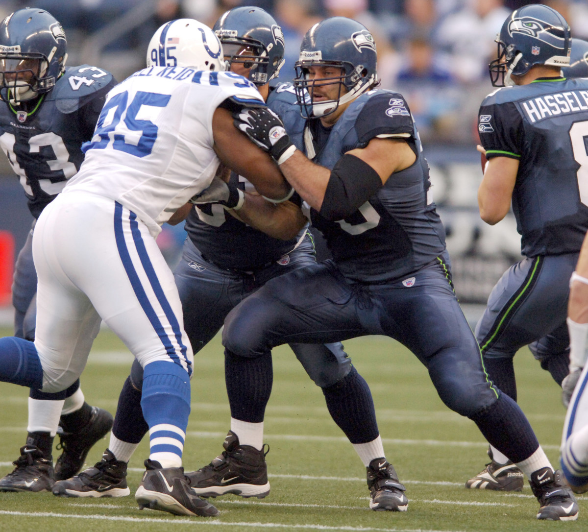 Hutchinson had two All-Pro seasons with Seattle, and after moving to Minnesota, he had three more.